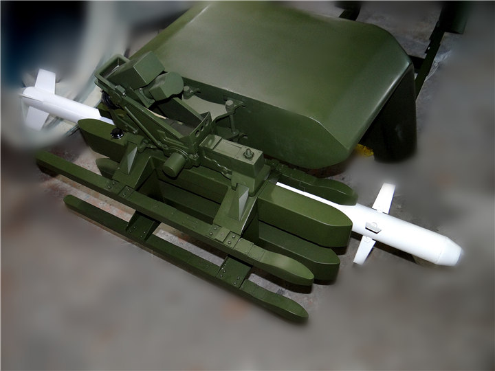 1：1比例模型武装直升机机载发射系统